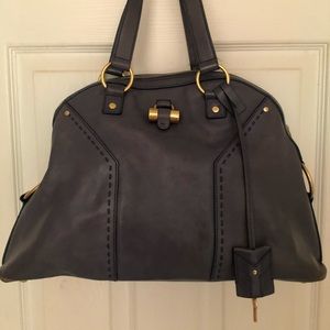 YSL Muse Vintage blue/grey comes with dust bag